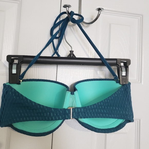 NWOT Shade & Shore Bra Size Bandeau Swim Top 34C - Picture 3 of 7